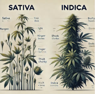 Sativa vs Indica: Plant Description