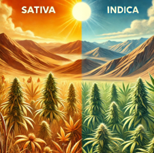 Sativa vs Indica: Origin