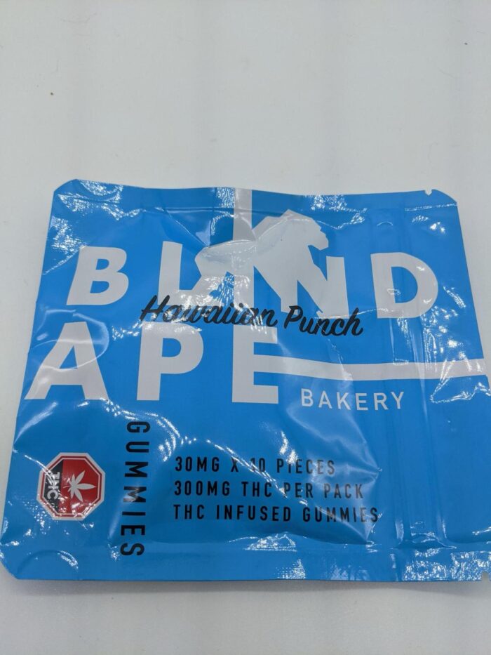 Blind Ape Hawaiian Punch THC 300mg Gummies Packaging